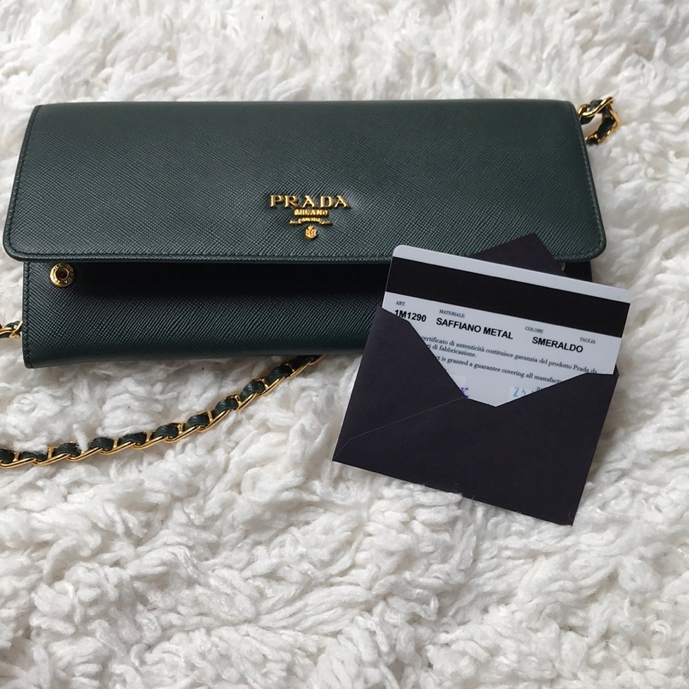 SOLD! πPrada Convertible Clutch Crossbody π - Picture 7 of 8